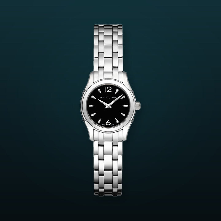 JAZZMASTER Silver/SS Black Dial
