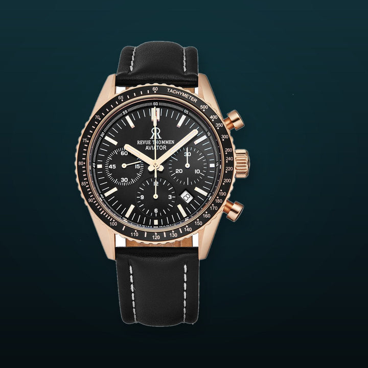 Aviator 17000.6567 / Black | Black Dial