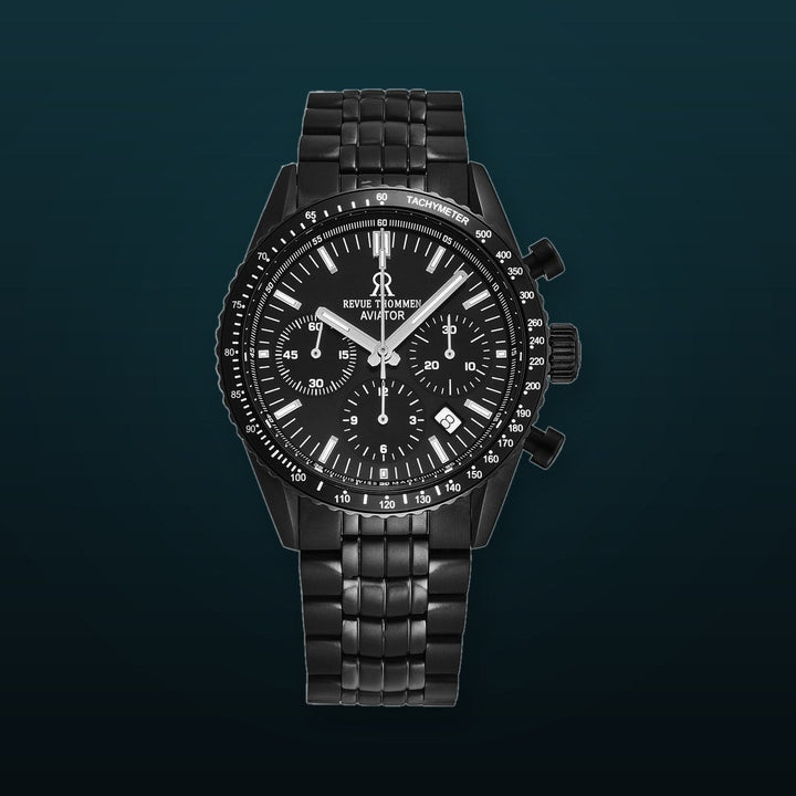 Aviator 17000.6177 / Black | Black Dial