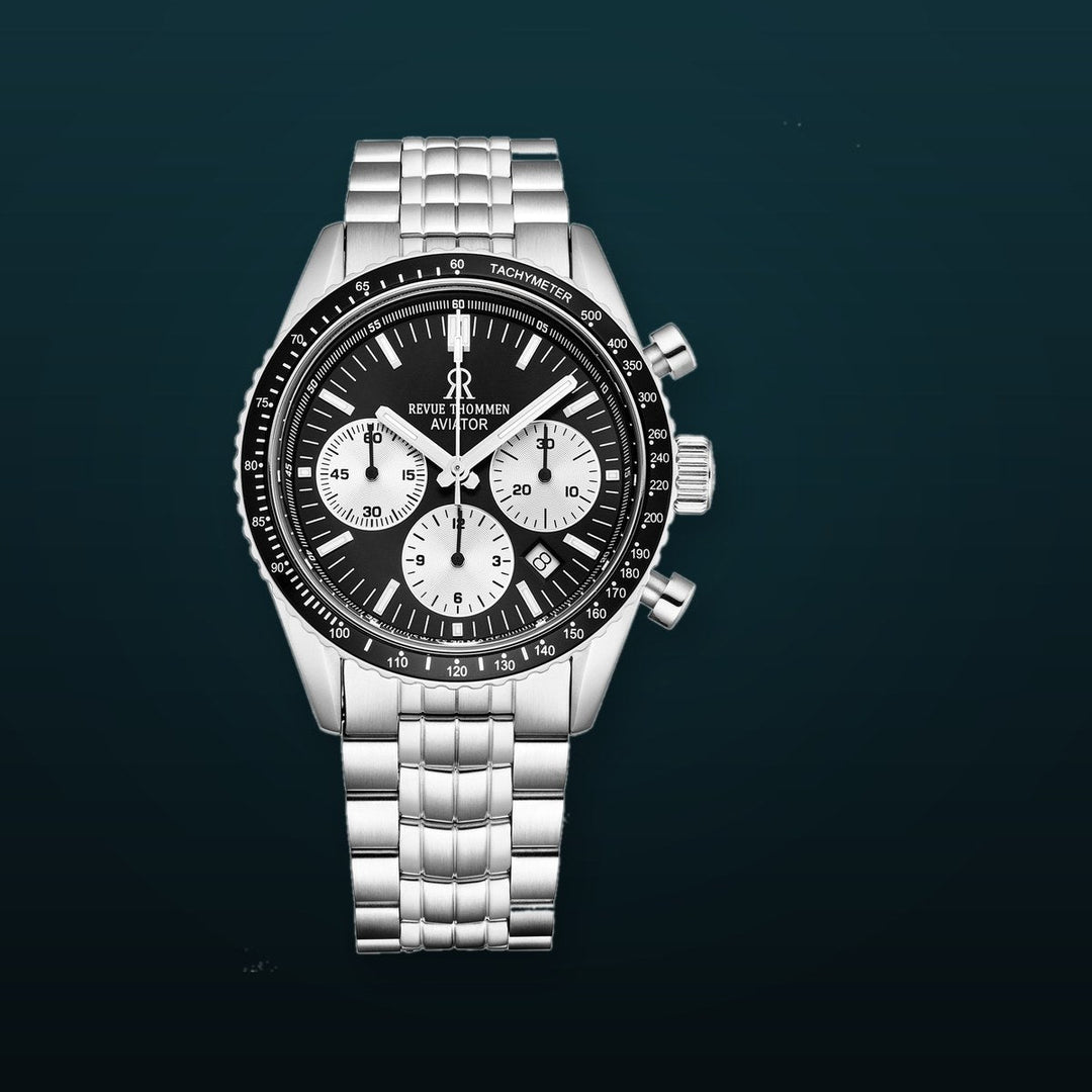 Aviator 17000.6134 / Black | Black Dial