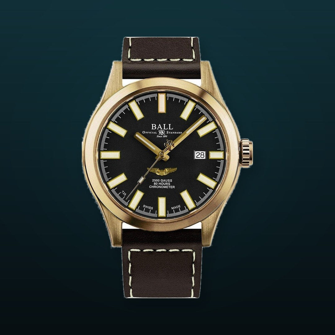 Engineer M Star Magna Black / Leather Black Dial