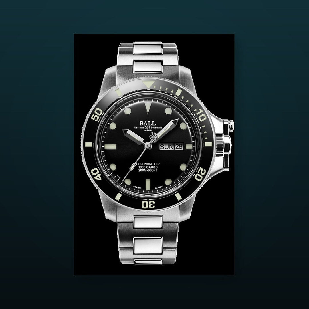Egnineer Hydrocarbon Original 43mm Black / Steel Black Dial