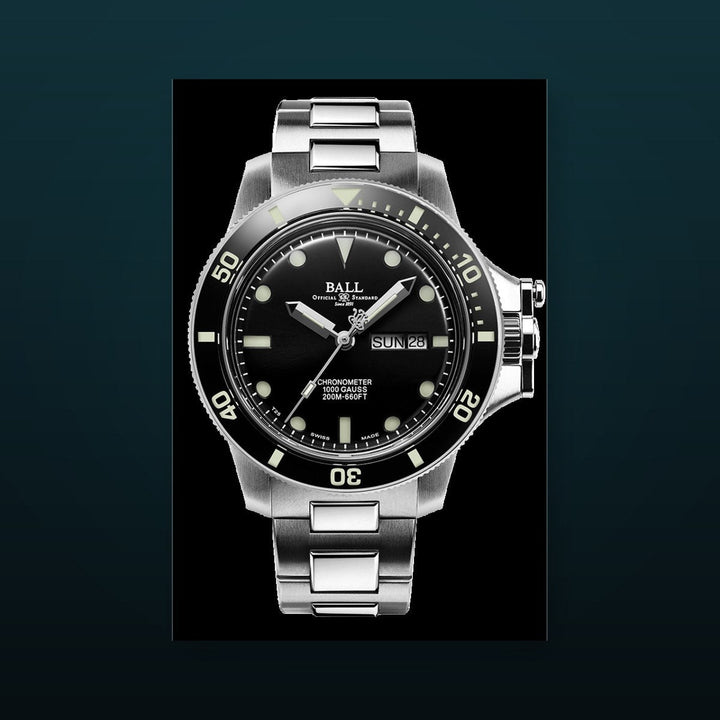 Egnineer Hydrocarbon Original 43mm Black / Steel Black Dial