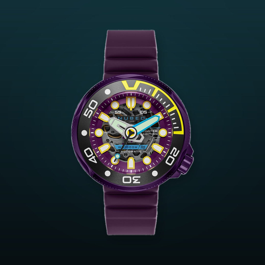 Ventana Skeleton Automatic Limited Edition Purple / Purple | Purple Dial