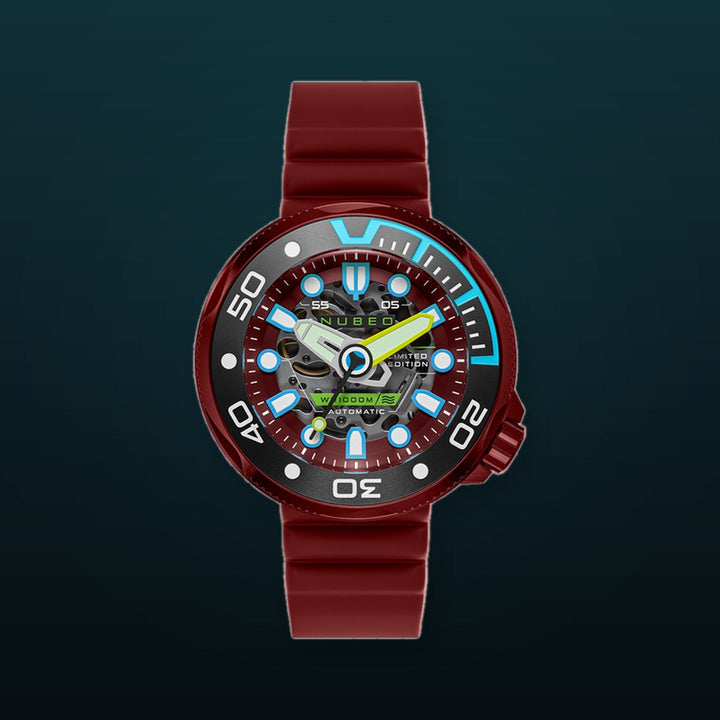 Ventana Skeleton Automatic Limited Edition Red / Red | Red Dial