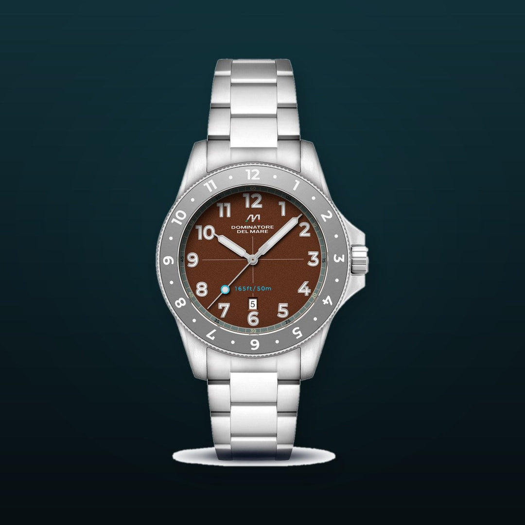 Bandiera Japan Quartz Brown / Stainless Steel | Brown Dial