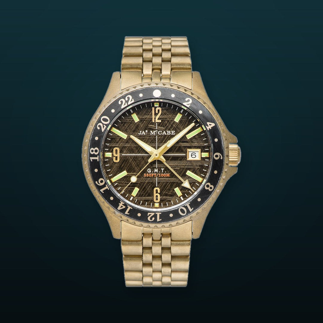 Baja GMT Gold / Stainless Steel | Gold Dial