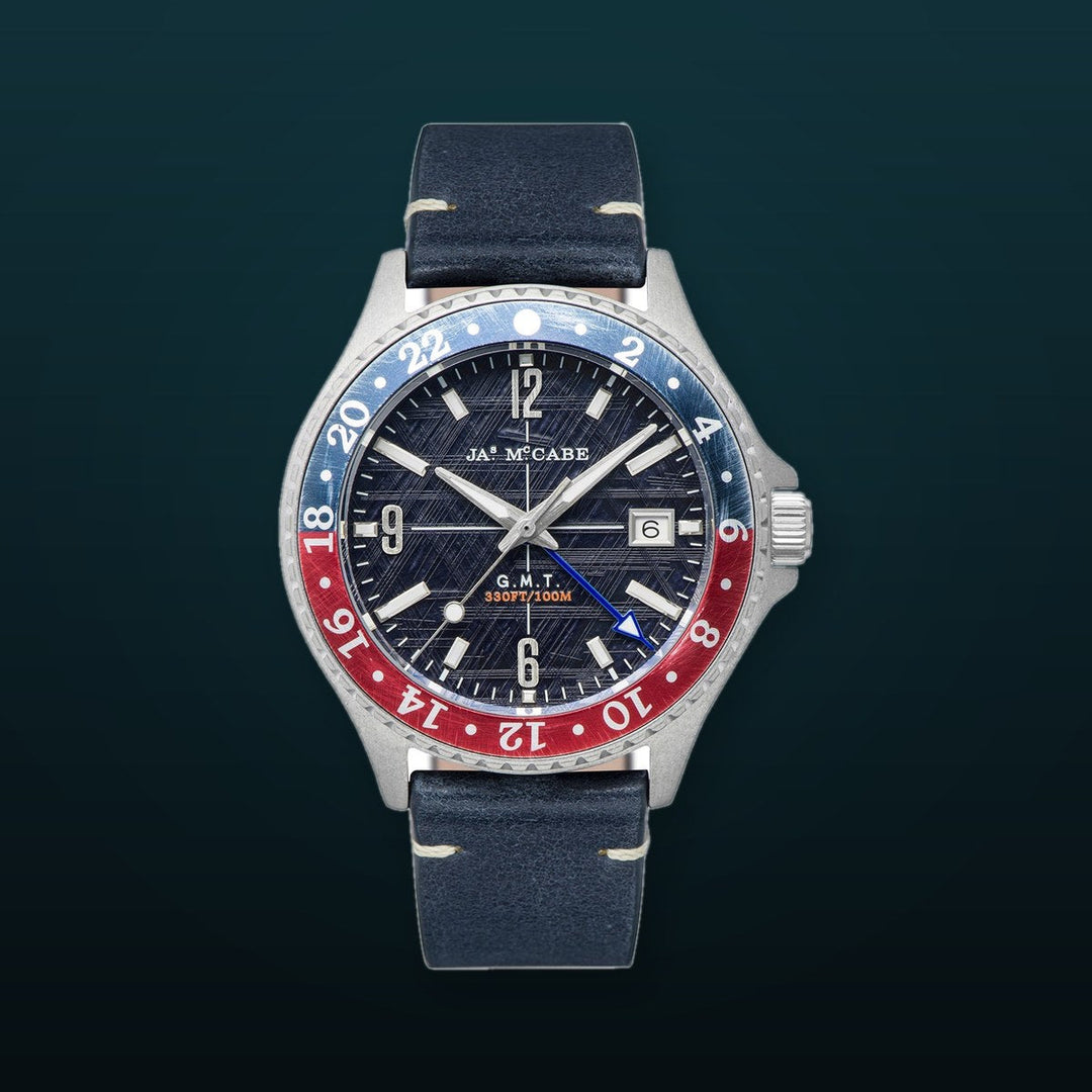 Baja GMT Blue / Leather | Blue Dial