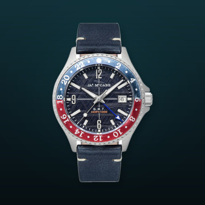 Baja GMT Blue / Leather | Blue Dial