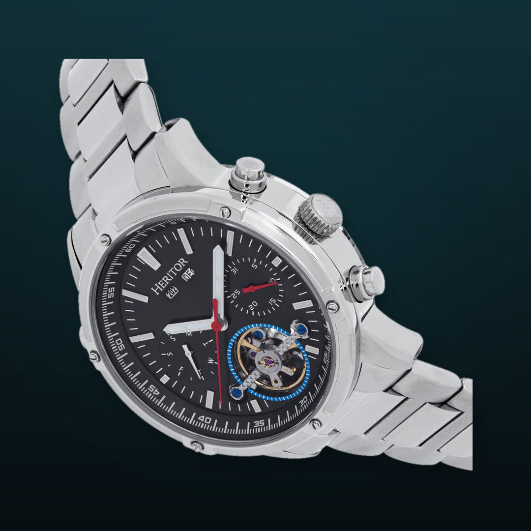 Wilhelm Silver/Black | Black Dial