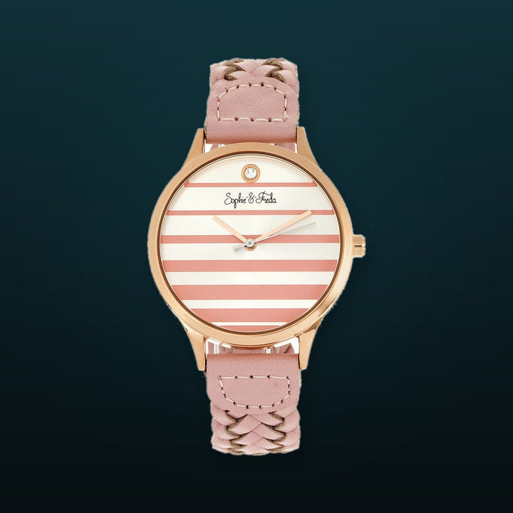 Tucson w/ Swarovski Crystals Rose Gold/Pink | Silver Dial