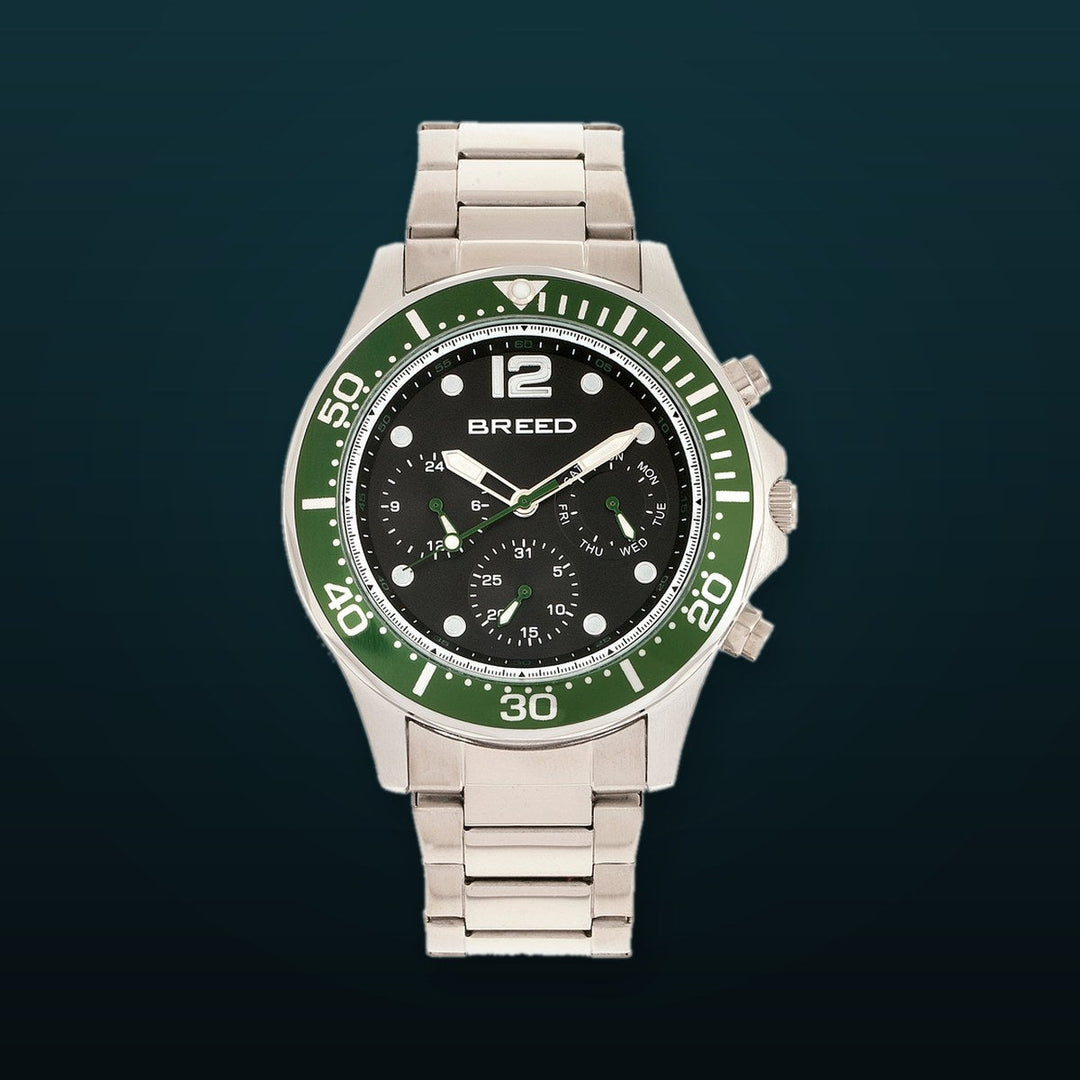 Pegasus Green/Silver | Black Dial
