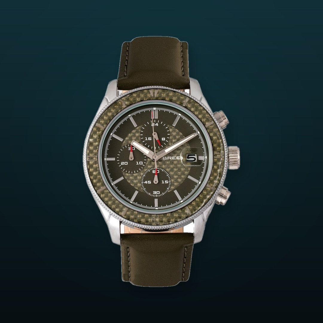 Maverick Silver/Olive | Green Dial