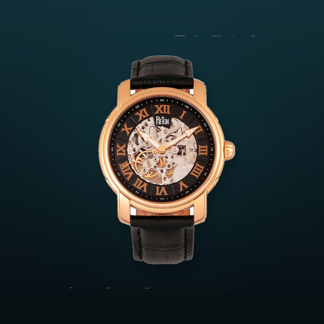 Kahn Rose Gold/Black | Black Dial