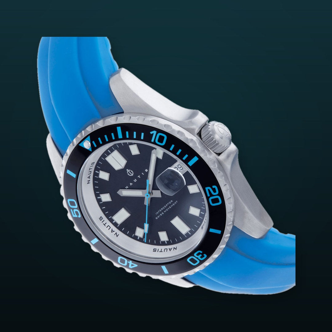 Interceptor Light Blue | Black Dial