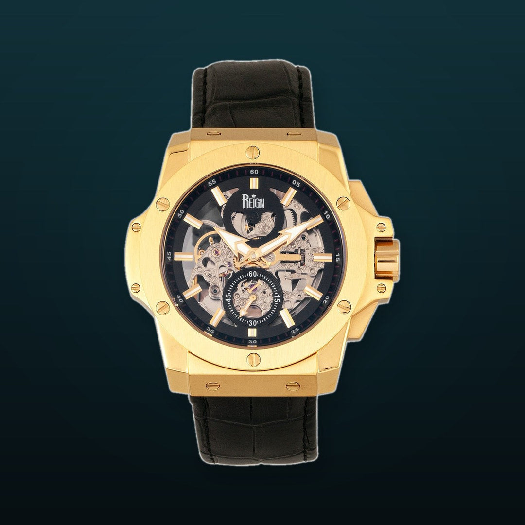 Commodus Gold/Black | Black Dial