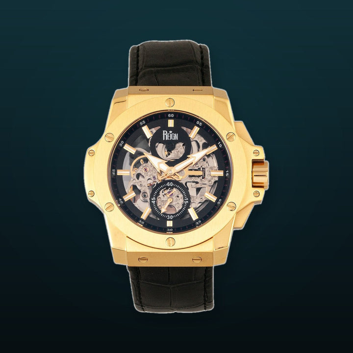 Commodus Gold/Black | Black Dial
