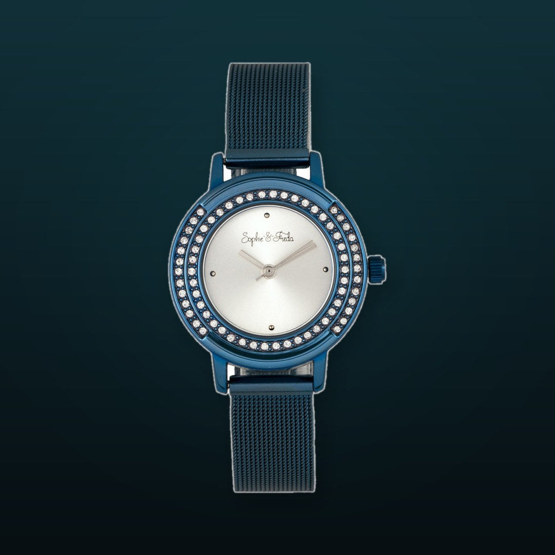 Cambridge w/ Swarovski Crystals Blue | Silver Dial