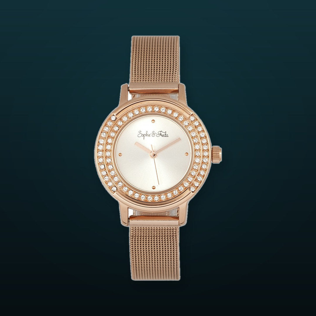 Cambridge w/ Swarovski Crystals Rose Gold | Silver Dial