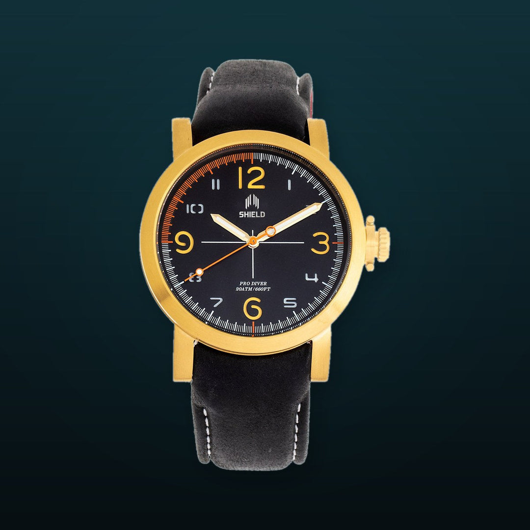 Berge Gold/Black | Black Dial