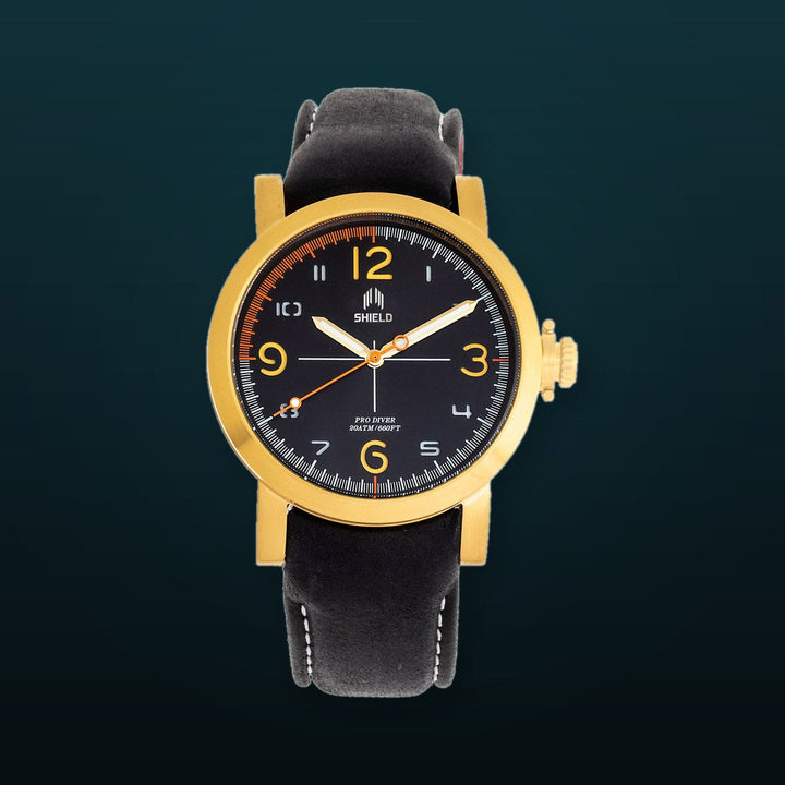 Berge Gold/Black | Black Dial