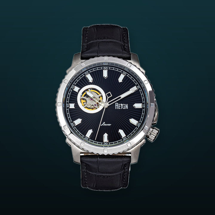 Bauer Silver/Black | Black Dial