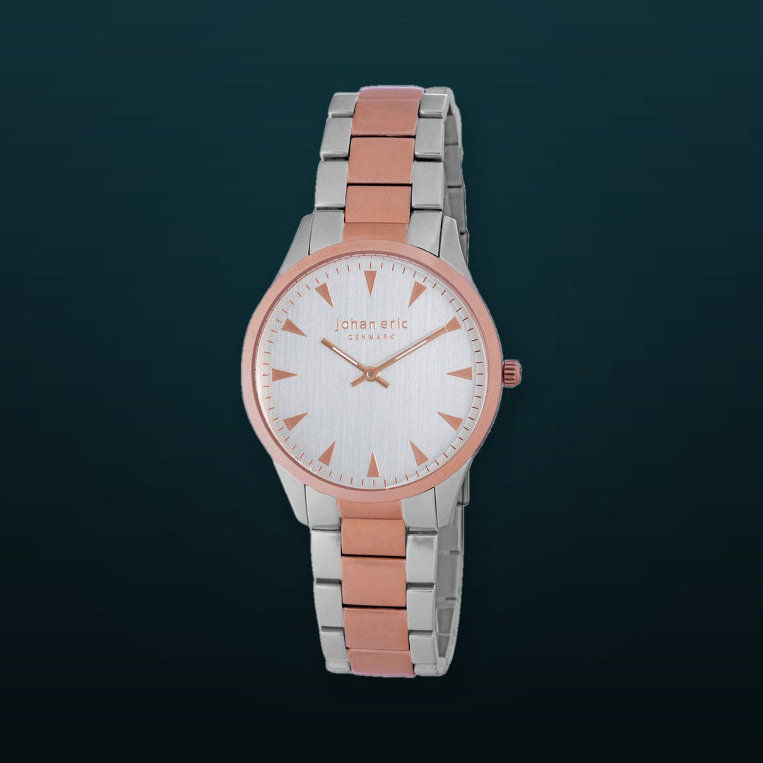Helsingor Silver-Silver Rose gold | Silver Dial
