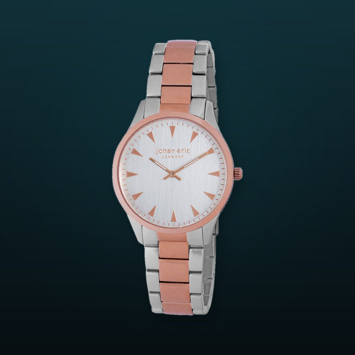 Helsingor Silver-Silver Rose gold | Silver Dial