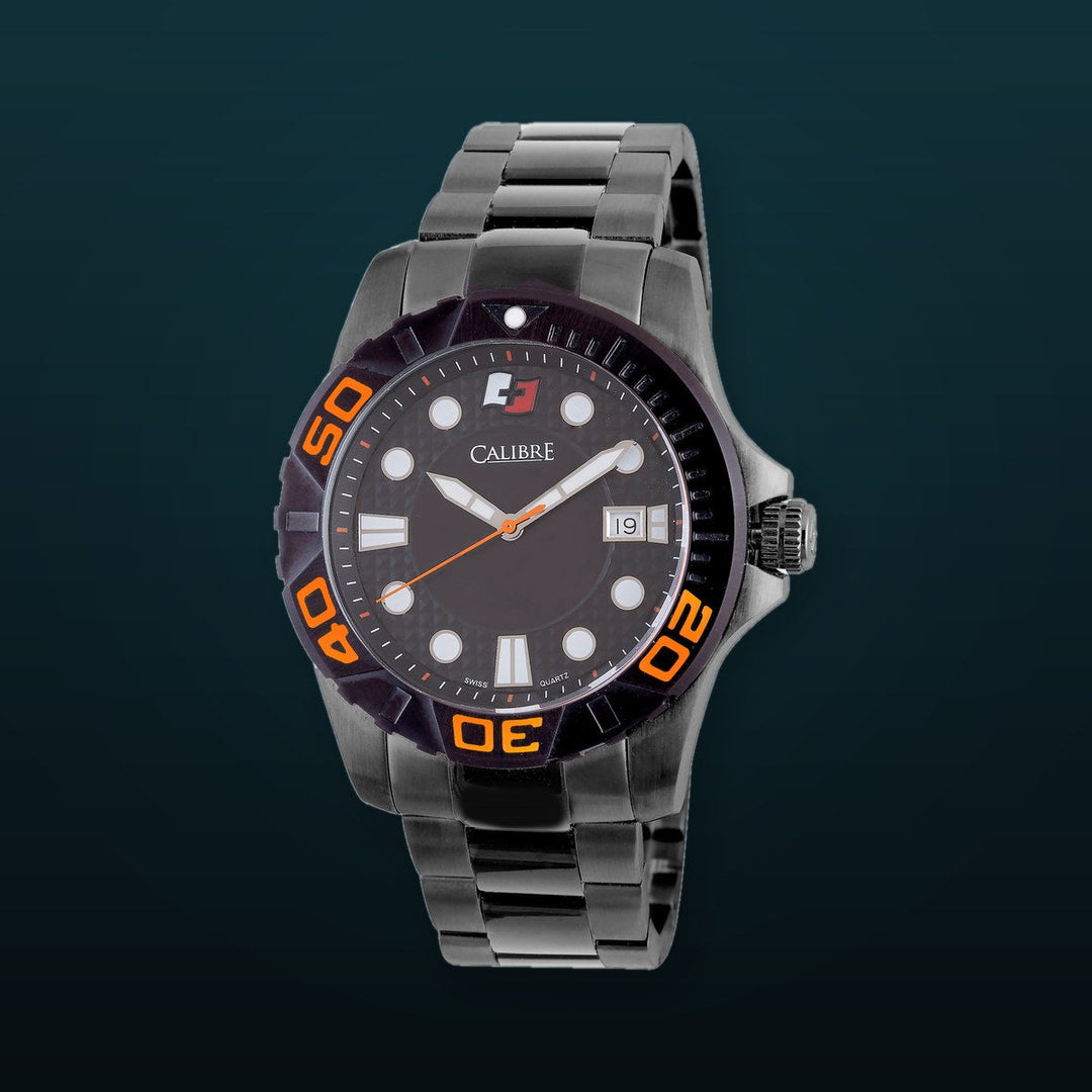 Akron Black-OP black steel | Black Dial