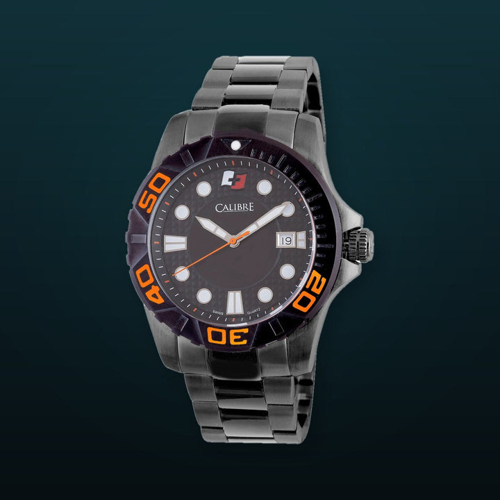 Akron Black-OP black steel | Black Dial