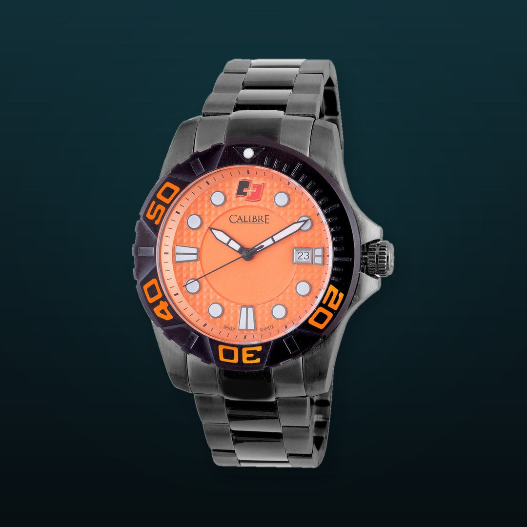 Akron Orange-Black | Orange Dial