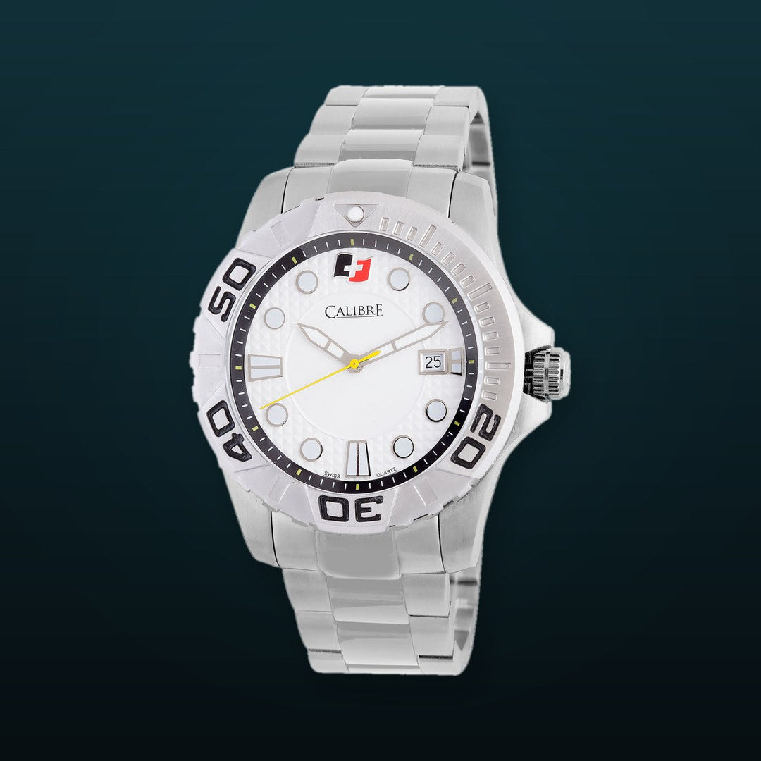 Akron White-Silver | White Dial