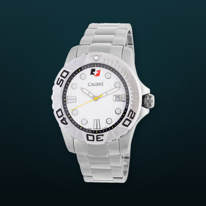 Akron White-Silver | White Dial