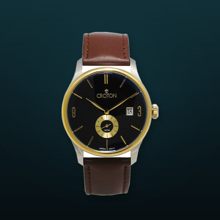 Twotone Black Two Tone/Brown | Black Dial