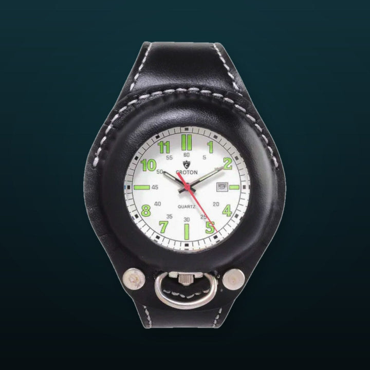Designer pewter/black | White Dial
