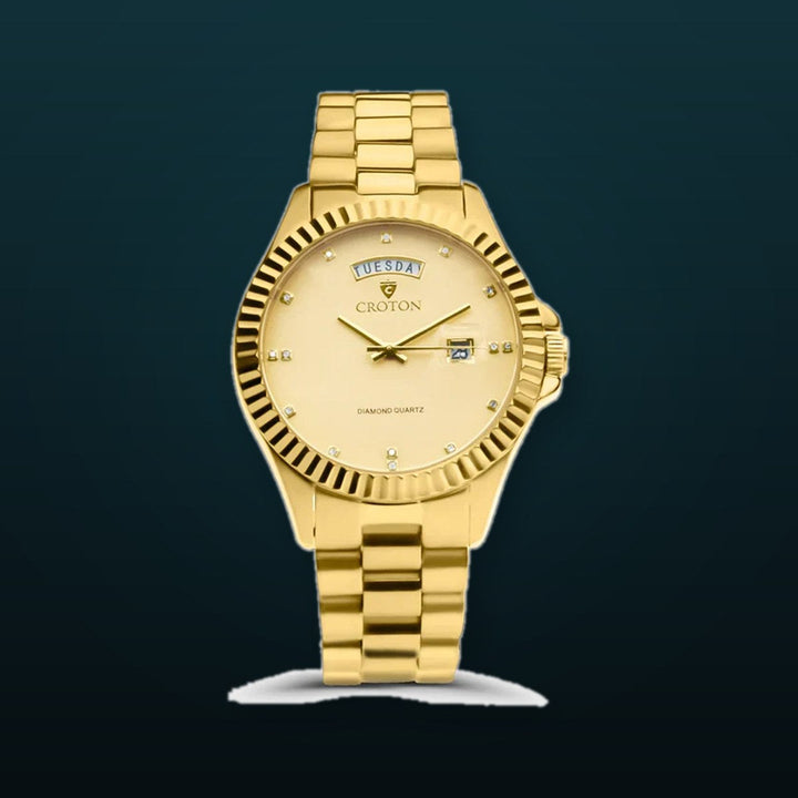Day & Date Men's Diamond Marker Watch  |  Dial