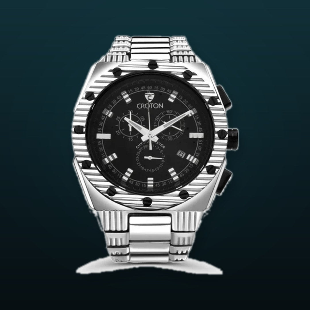 Chronomaster black/silver/black | Black Dial