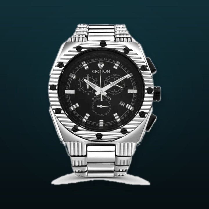 Chronomaster black/silver/black | Black Dial