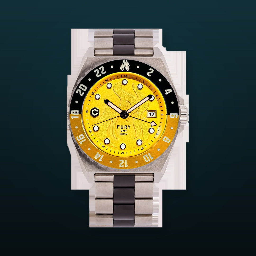 Fury GMT Yellow Mellow | Yellow Dial