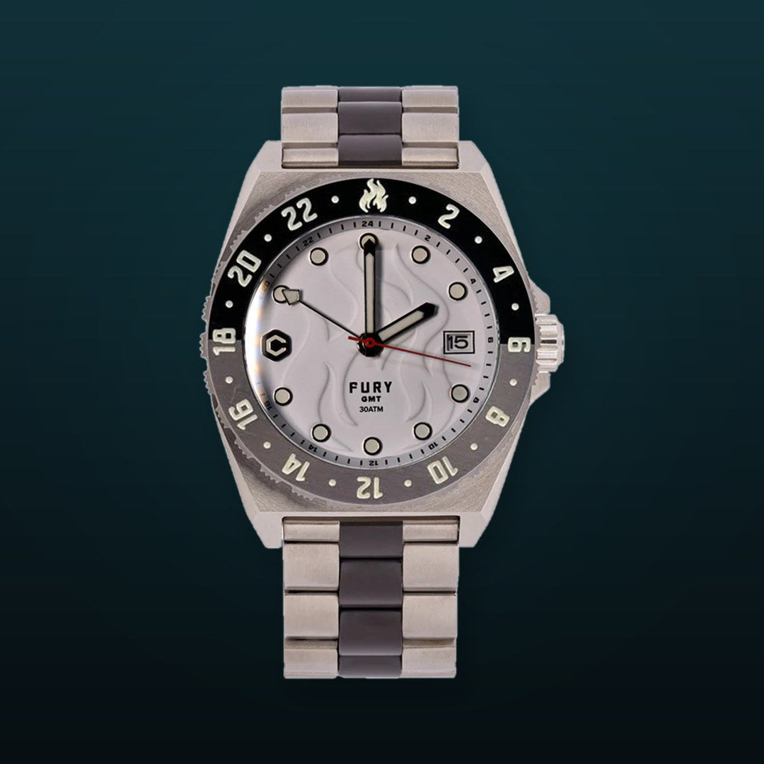Fury GMT WHITE LIGHTNING | White Dial