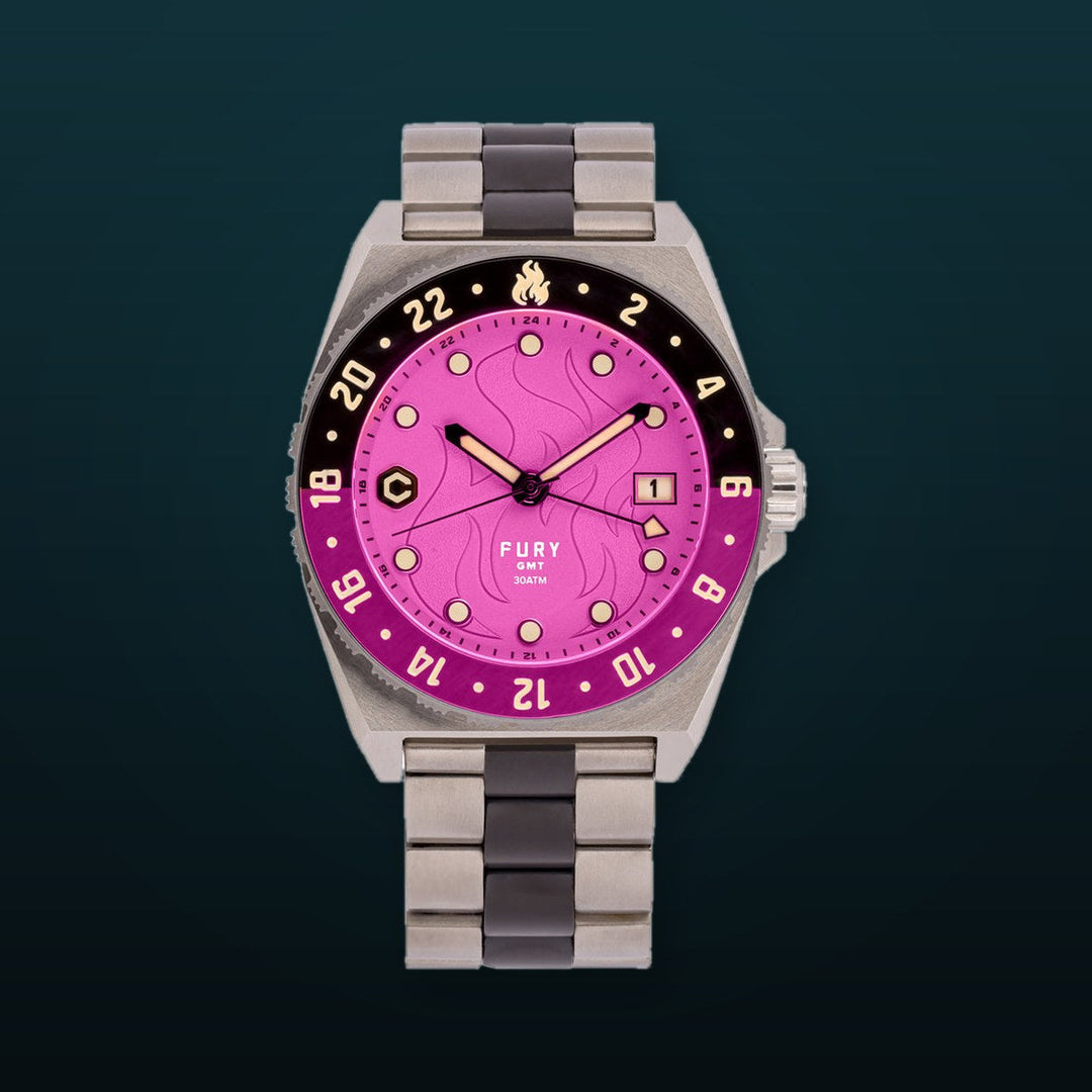 Fury GMT PANTHER PINK | Pink Dial