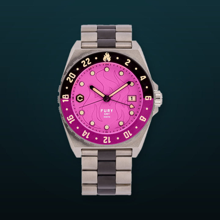Fury GMT PANTHER PINK | Pink Dial