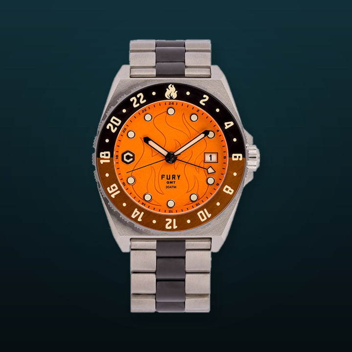 Fury GMT ORANGE CLOCKWORK | Orange Dial