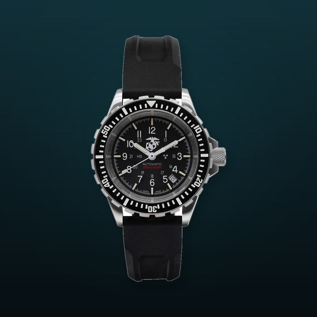 Dive SS/BKSS 3PC RUBBER (WW194006SS-0230) | Black Dial