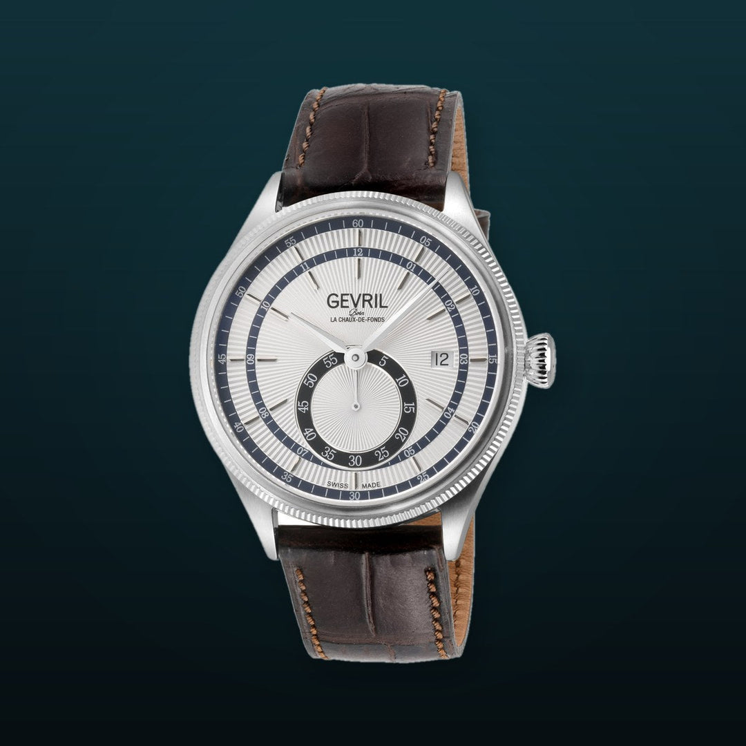 Empire Swiss made Automatic ETA 2895, 316L Case, White Dial, second subdials | White Dial