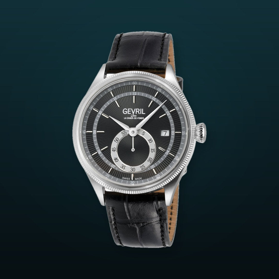 Empire Swiss made Automatic ETA 2895, 316L Case, Black Dial, second subdials | Black Dial
