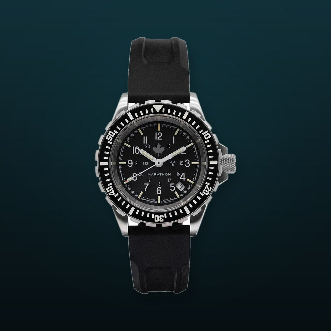 Dive SS/BKSS 3PC RUBBER (WW194006SS-0330) | Black Dial