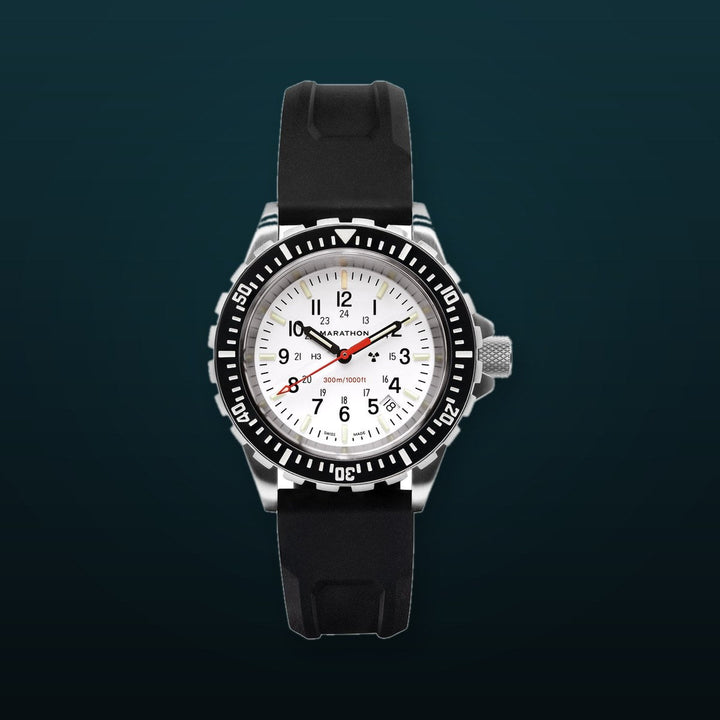 Dive SS/BKSS 3PC RUBBER (WW194007SS-0530) | White Dial