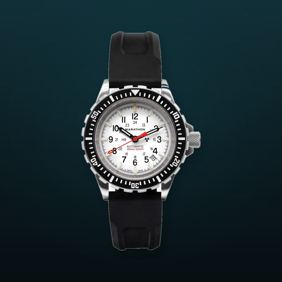 Dive SS/BKSS 3PC RUBBER (WW194006SS-0530) | White Dial