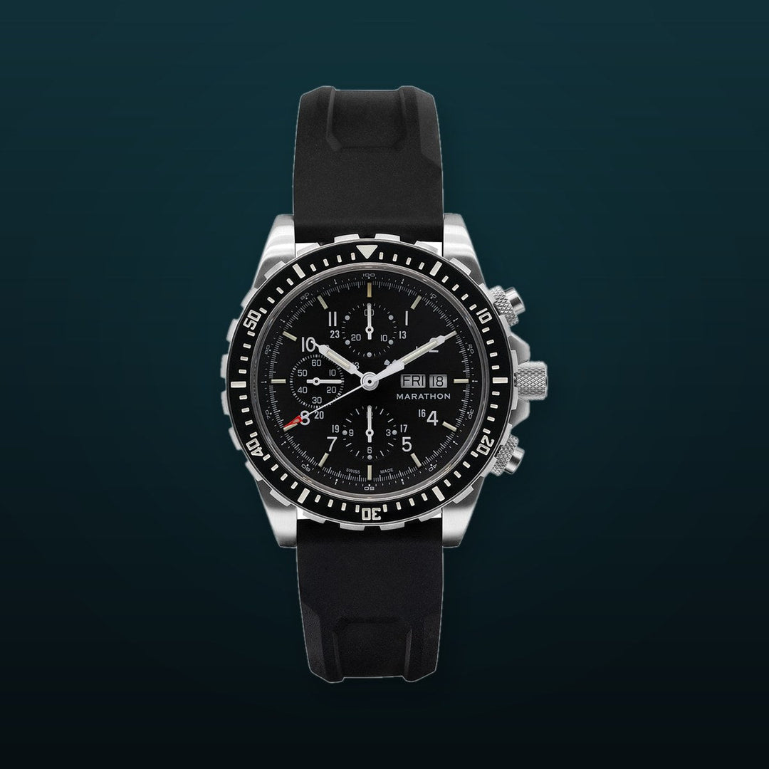 Dive SS/BKSS 3PC RUBBER (WW194014SS-0130) | Black Dial